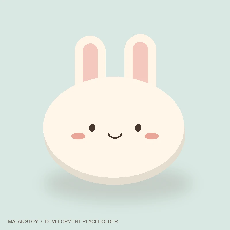 Cloud Bunny Squishy original concept illustration — DEVELOPMENT PLACEHOLDER