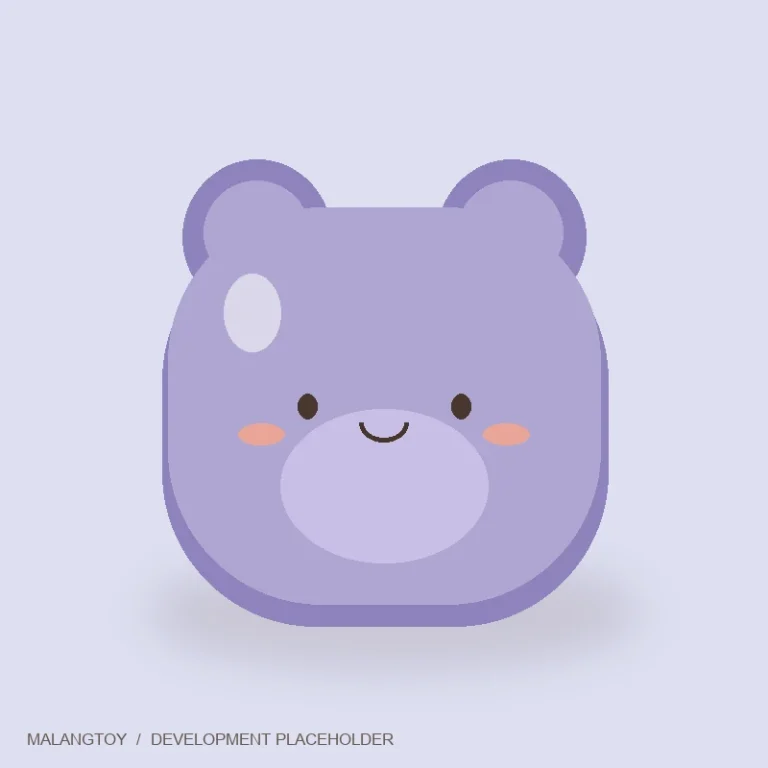 Transparent Gummy Bear Squishy original concept illustration — DEVELOPMENT PLACEHOLDER