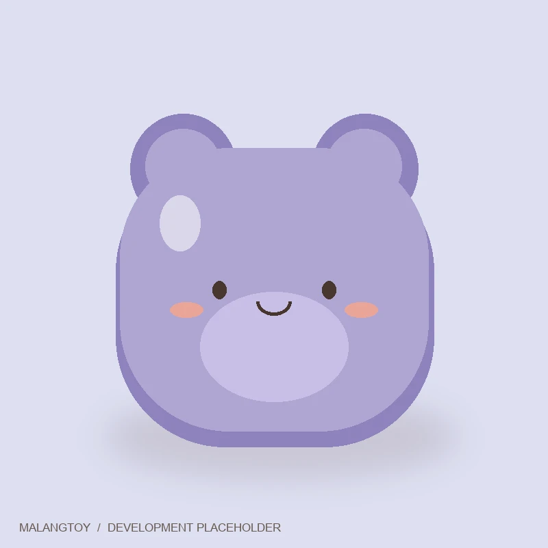 Transparent Gummy Bear Squishy original concept illustration — DEVELOPMENT PLACEHOLDER