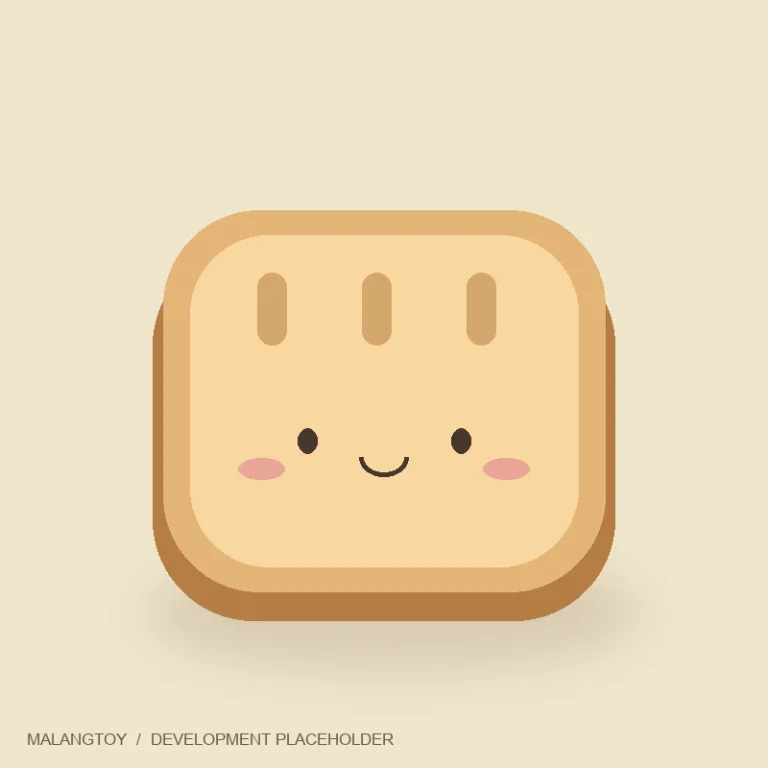 Mini Bread Squishy original concept illustration — DEVELOPMENT PLACEHOLDER